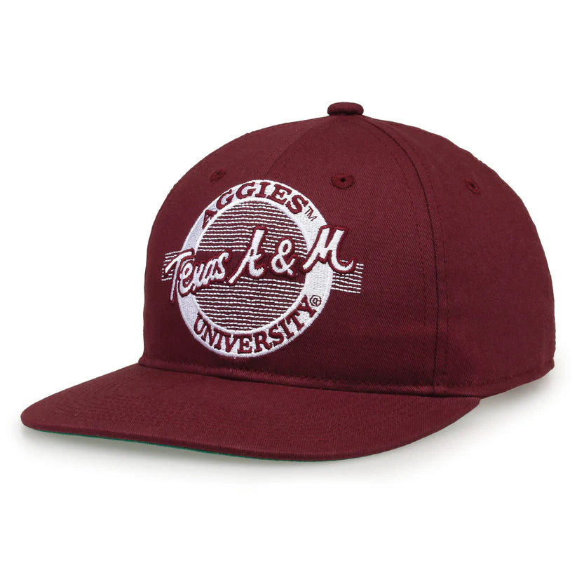 Texas A&M Aggies Retro Circle Snapback Hat