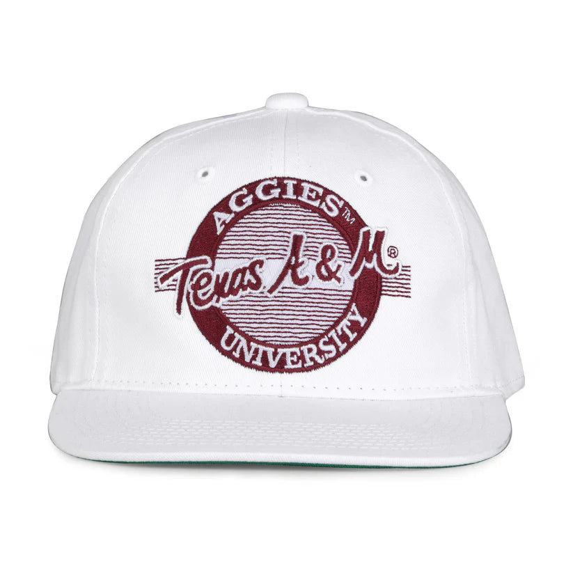 Texas A&M Aggies Retro Circle Snapback Hat