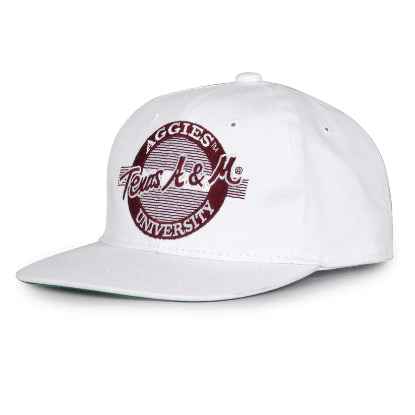 Texas A&M Aggies Retro Circle Snapback Hat