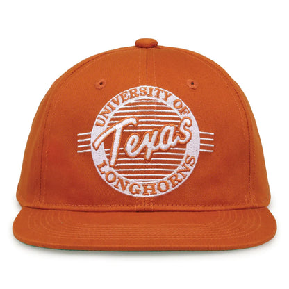 Texas Longhorns Retro Circle Snapback Hat