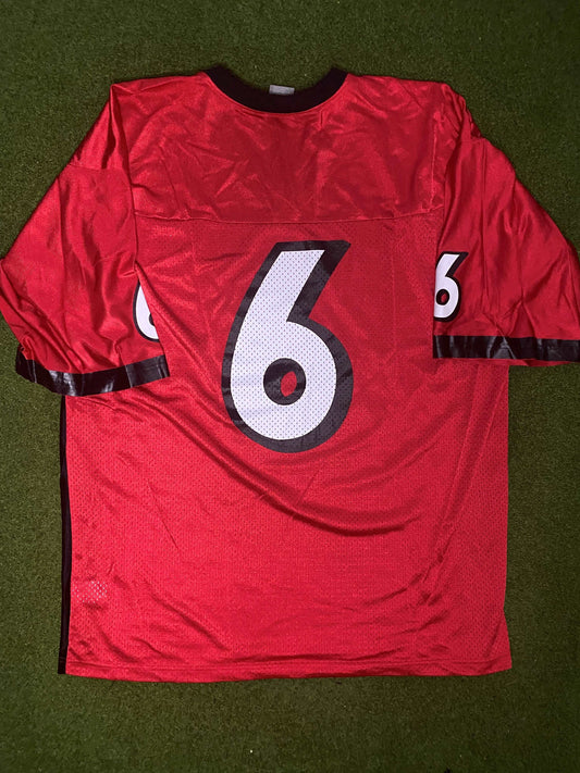 90s Texas Tech Red Raiders - Nike - #6 - Vintage College Football Jersey (2XL) - Gametime Vintage