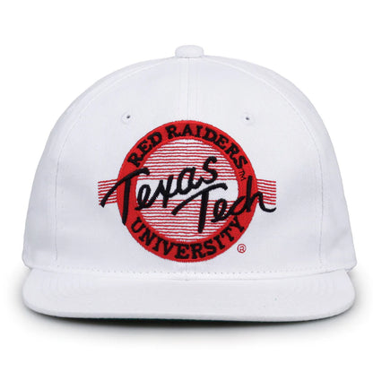 Texas Tech Red Raiders Retro Circle Snapback Hat
