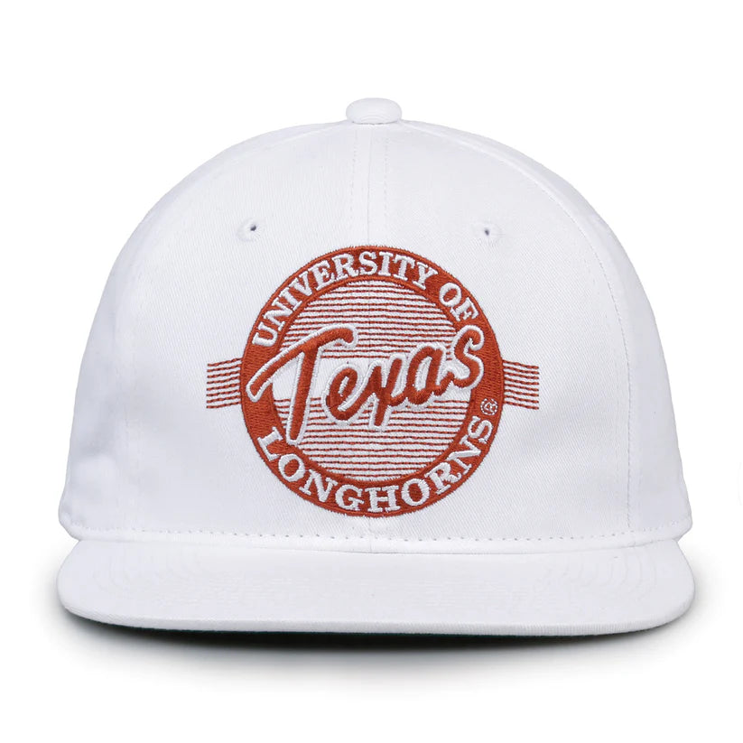 Texas Longhorns Retro Circle Snapback Hat
