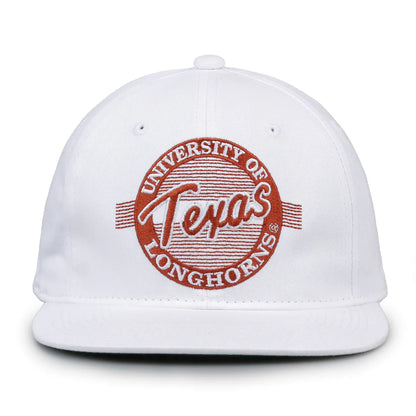 Texas Longhorns Retro Circle Snapback Hat