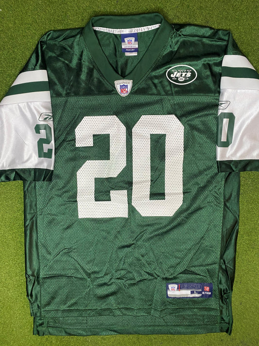 2007-2009 New York Jets - Thomas Jones #20 - Reebok Authentic - Vintage NFL Jersey (Large) - Gametime Vintage