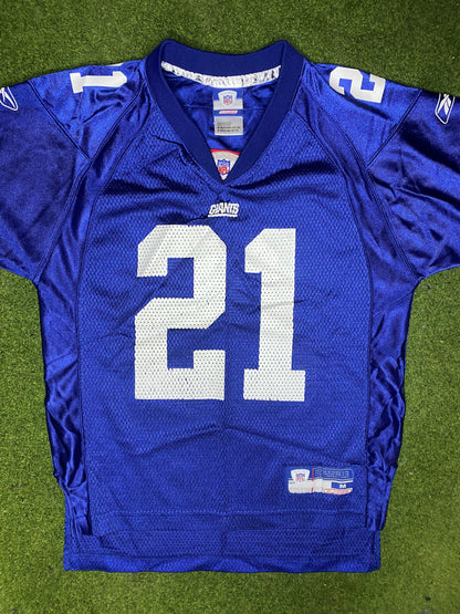 00s New York Giants - Tiki Barber #21 - Reebok - Vintage NFL Jersey (Youth Medium)