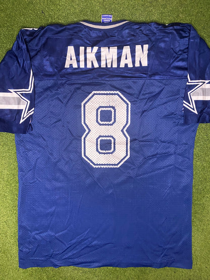 1990-2000 Dallas Cowboys - Troy Aikman #8 - Vintage NFL Jersey (44) - Gametime Vintage