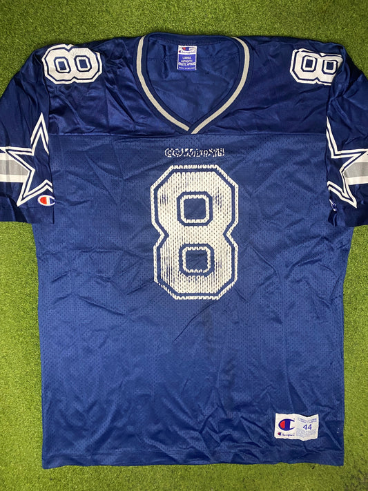 1990-2000 Dallas Cowboys - Troy Aikman #8 - Vintage NFL Jersey (44) - Gametime Vintage