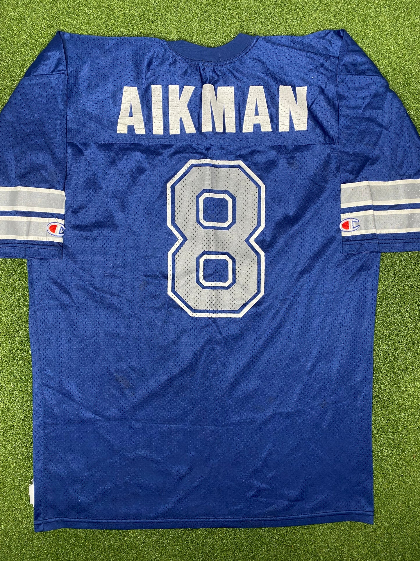 1989-2000 Dallas Cowboys - Troy Aikman #8 - Vintage NFL Jersey (48)