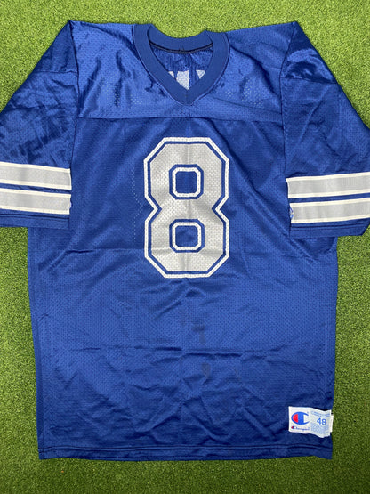 1989-2000 Dallas Cowboys - Troy Aikman #8 - Vintage NFL Jersey (48)