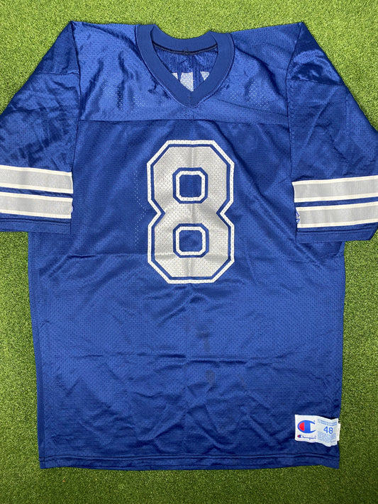 1989-2000 Dallas Cowboys - Troy Aikman #8 - Vintage NFL Jersey (48)
