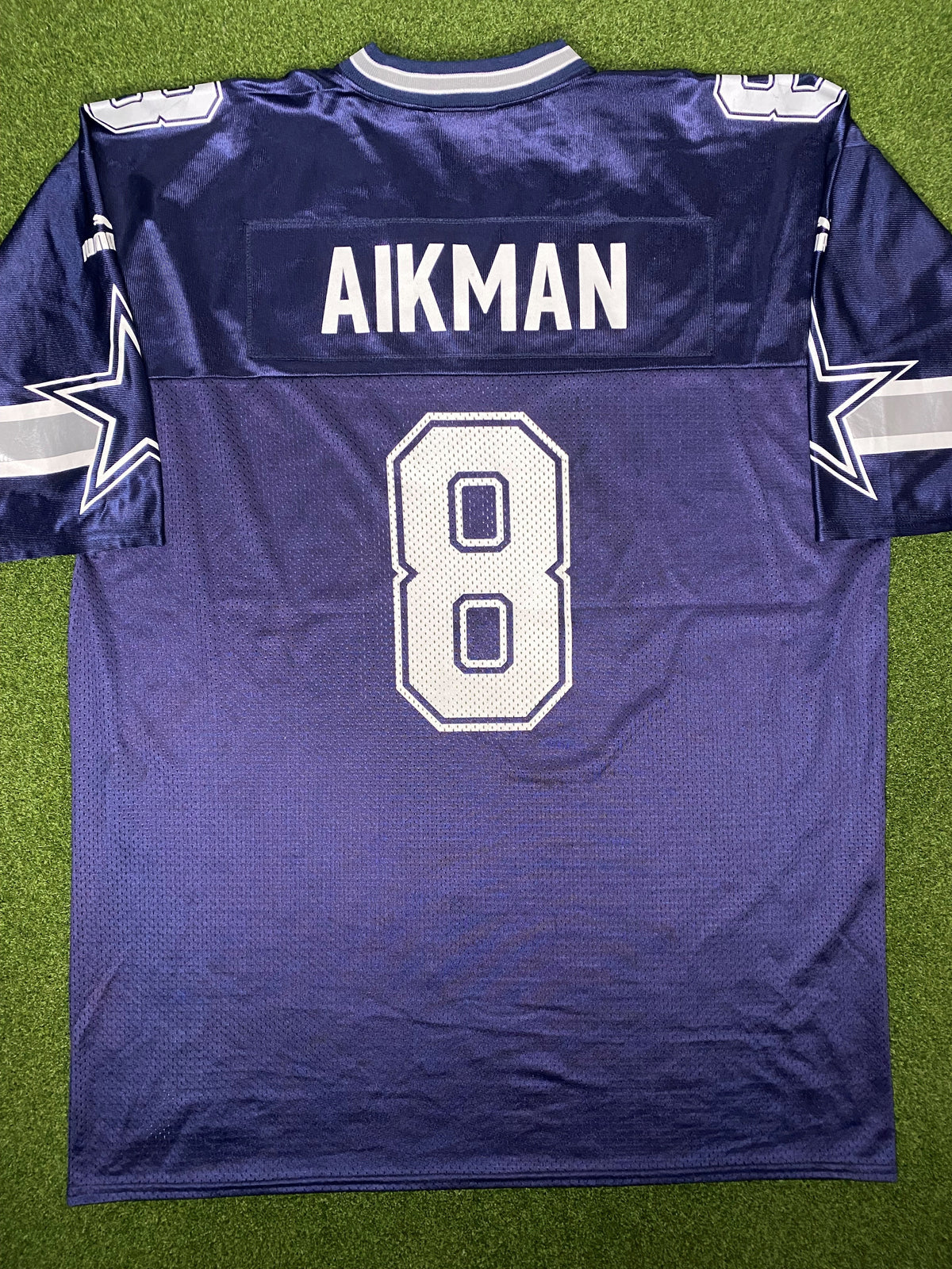 1989-2000 Dallas Cowboys - Troy Aikman #8 - Vintage NFL Jersey (XL)
