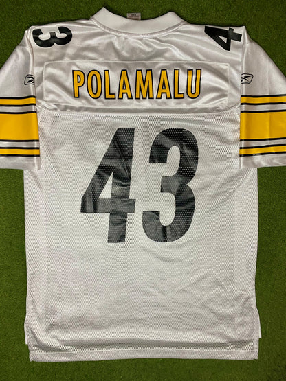 2004-2011 Pittsburgh Steelers - Troy Polamalu #43 - Vintage NFL Jersey (Medium) - Gametime Vintage