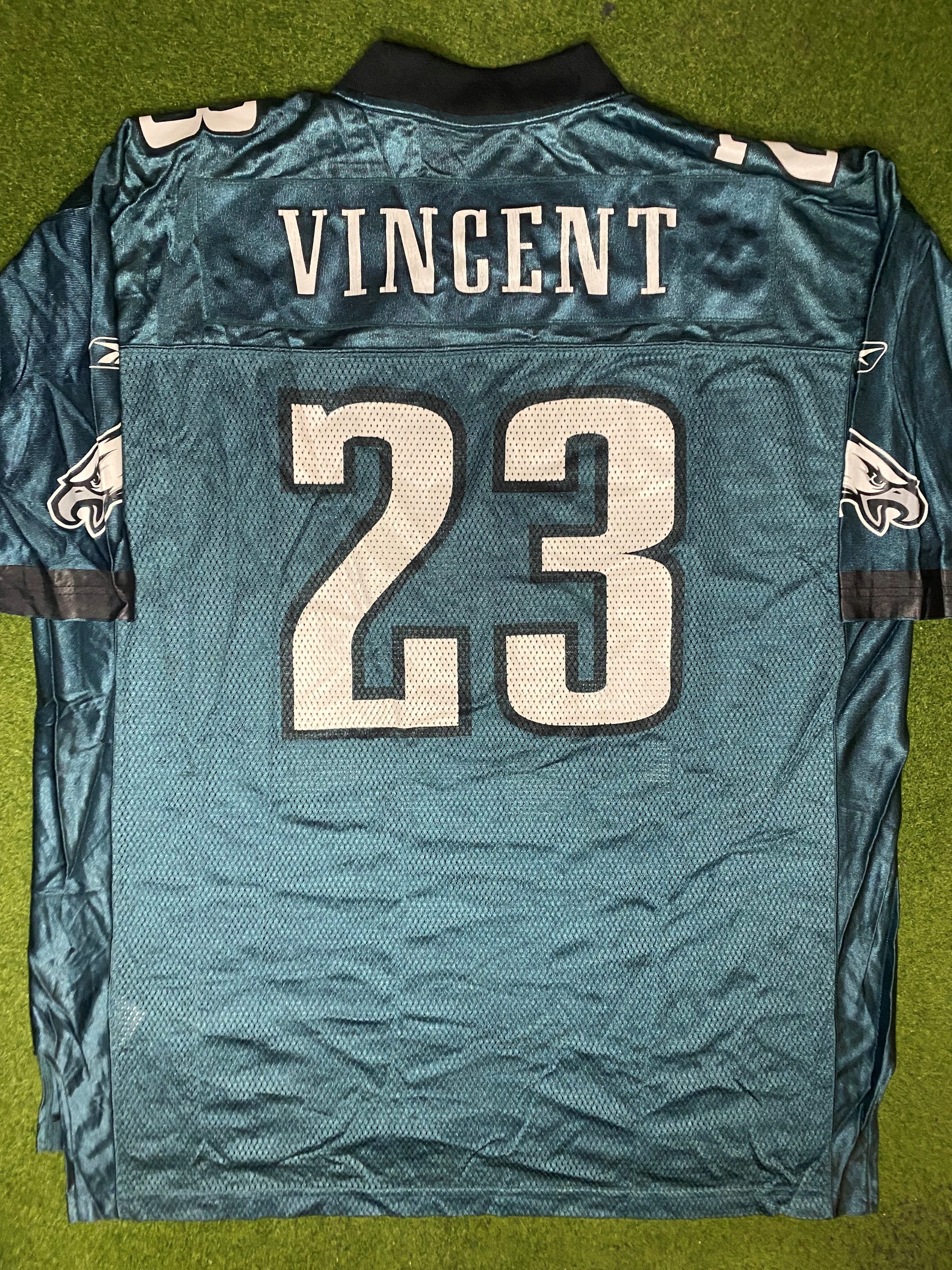 2002 Philadelphia Eagles - Troy Vincent #23 - Reebok - Vintage NFL Jersey (XL) - Gametime Vintage