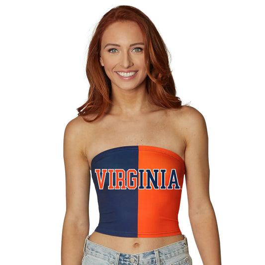 Virginia Cavaliers Two Tone Tube Top