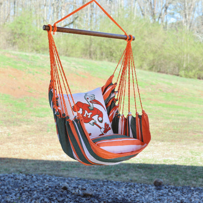University of Miami Hurricanes Hanging Chair Swing | IBIS