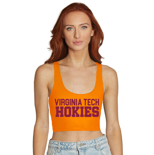 Virginia Tech Orange Crop Tank Top