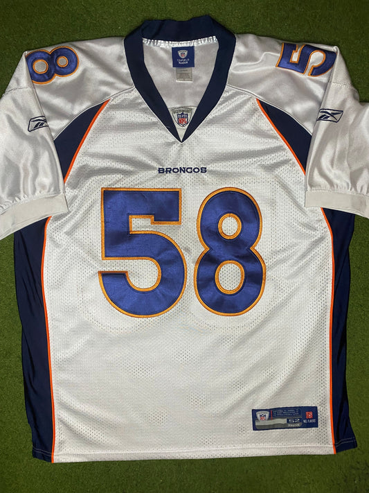 2011-2012 Denver Broncos - Von Miller #58 - On Field Stitched - Vintage NFL Jersey (52) - Gametime Vintage
