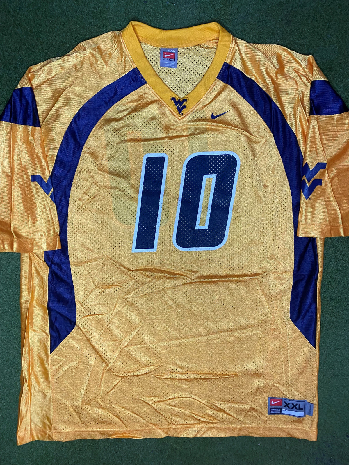 00s West Virginia Mountaineers - Vintage College Football Jersey (2XL) - Gametime Vintage