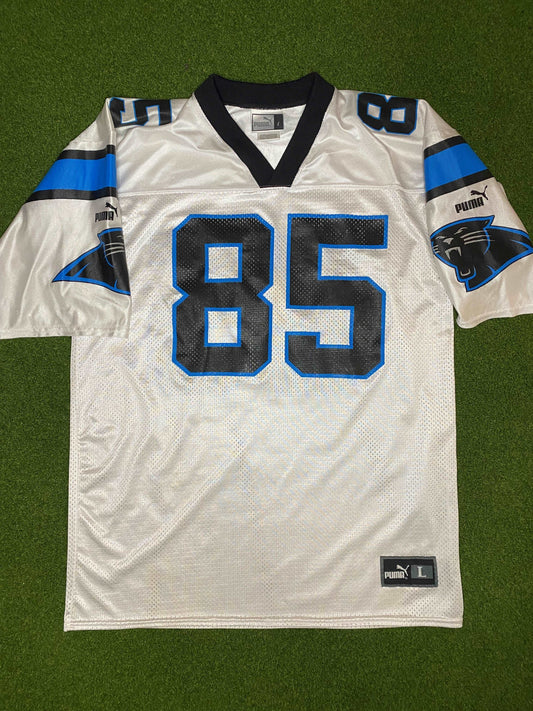 90s Carolina Panthers - Wesley Wall #85 - Puma - Vintage NFL Jersey (Large)