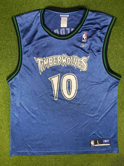 2004 Minnesota Timberwolves - Wally Szczerbiak #10 - Vintage NBA Jersey (Large) - Gametime Vintage