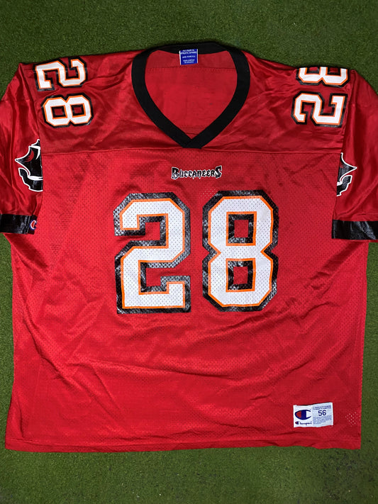 1997-2001 Tampa Bay Buccaneers - Warrick Dunn #28 - Vintage NFL Jersey (56) - Gametime Vintage