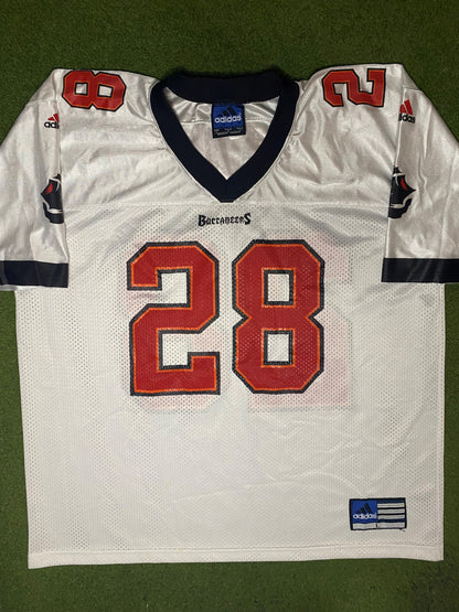 1997-2001 Tampa Bay Buccaneers - Warrick Dunn #28 - Vintage NFL Jersey (Large) - Gametime Vintage