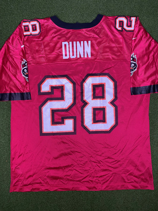 1997-2001 Tampa Bay Buccaneers - Warrick Dunn #28 - Vintage NFL Jersey (2XL)