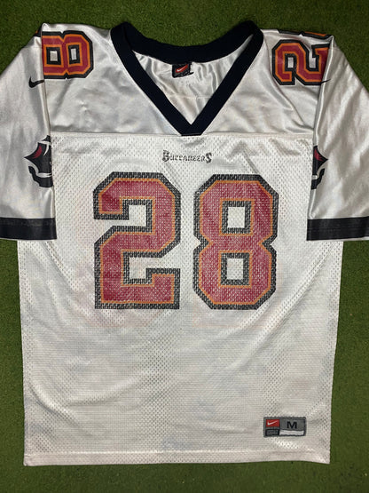 90s Tampa Bay Buccaneers - Warrick Dunn #28 - Nike - Vintage NFL Jersey (Medium)