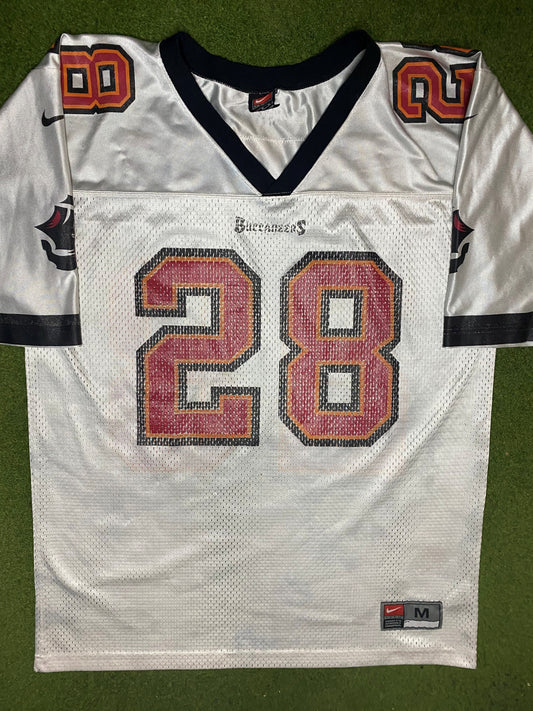 90s Tampa Bay Buccaneers - Warrick Dunn #28 - Nike - Vintage NFL Jersey (Medium) Gametime Vintage