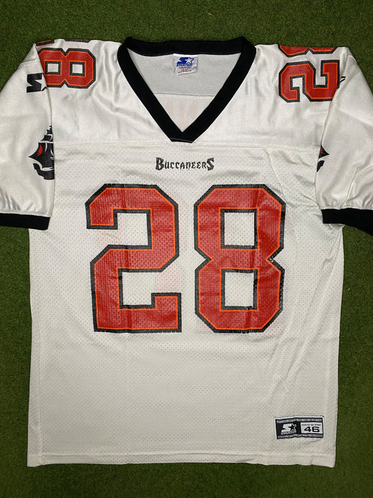 1997-2001 Tampa Bay Buccaneers - Warrick Dunn #28 - Vintage NFL Jersey (46)