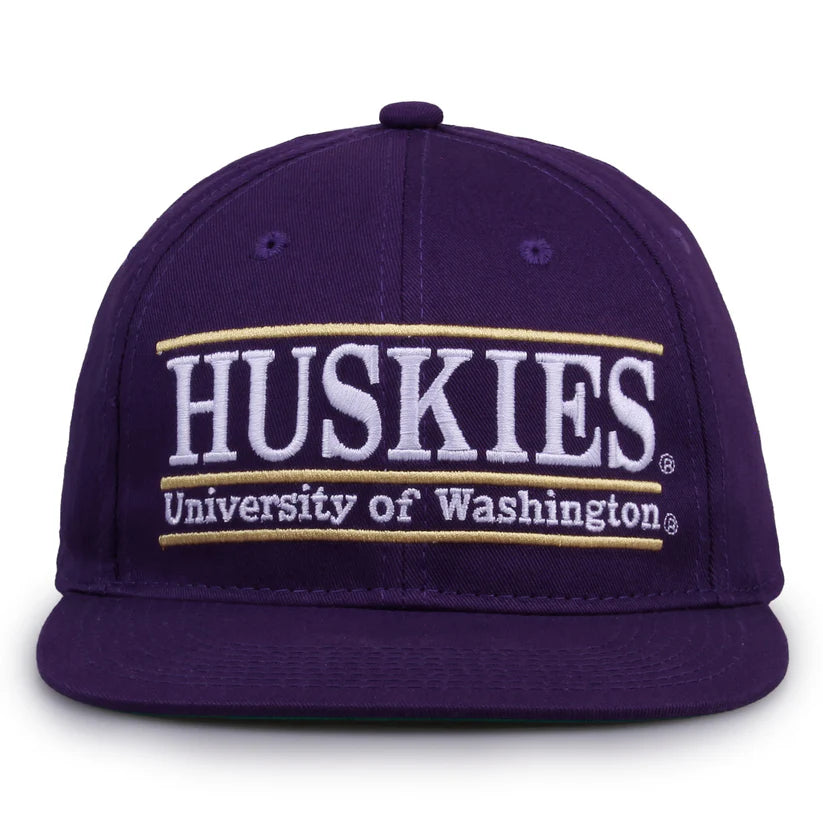 Washington Huskies Retro Bar Snapback Hat