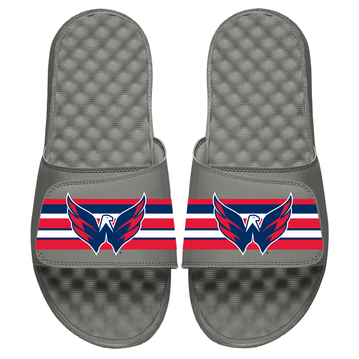 Washington Capitals Stripes Slides