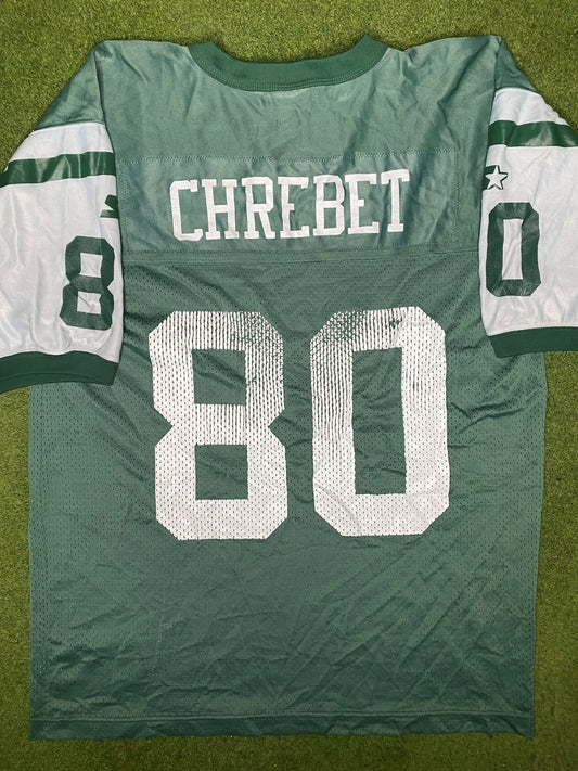 1995-2001 New York Jets - Wayne Chrebet #80 - Vintage NFL Jersey (48)