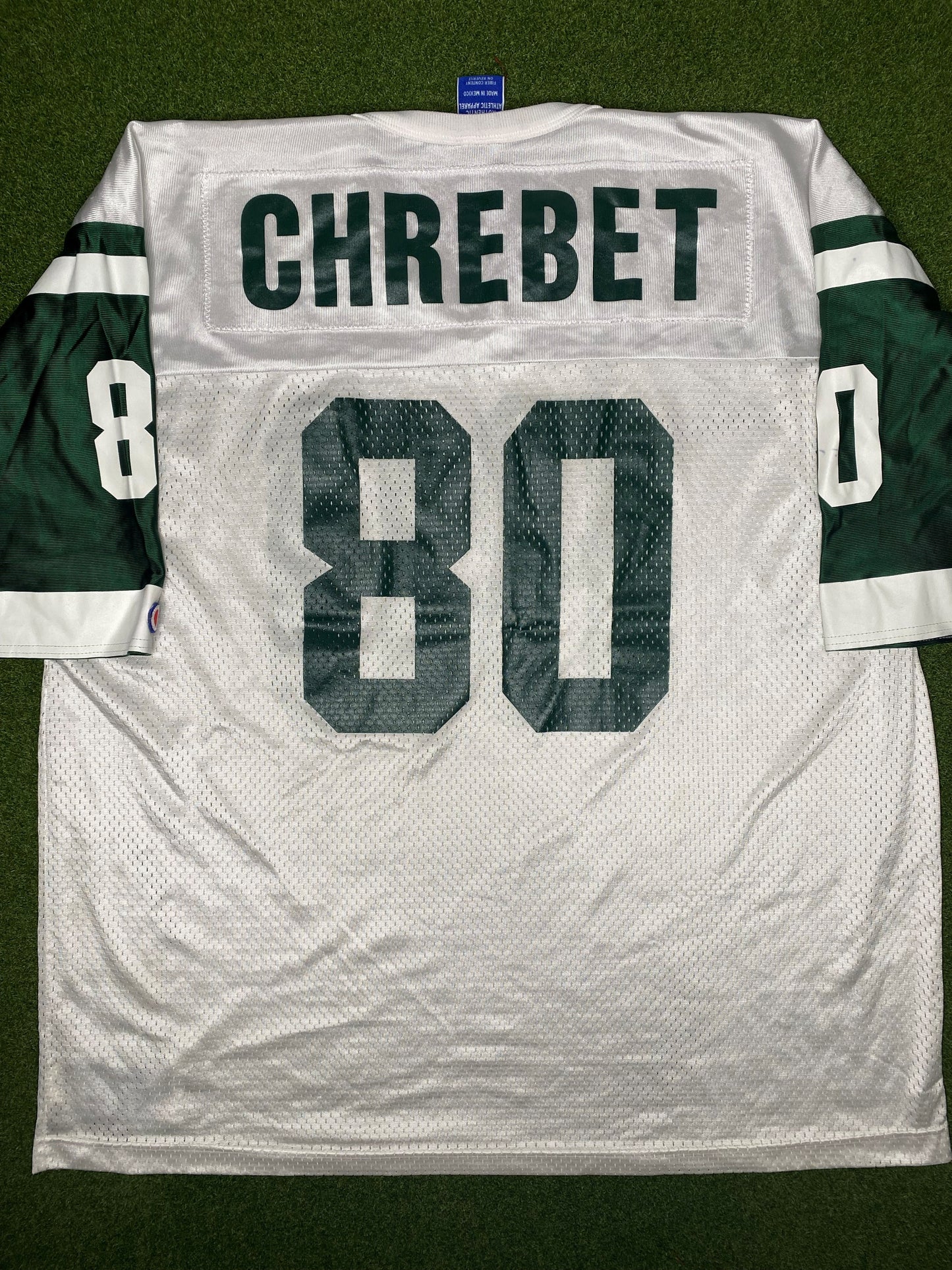 1995-2001 New York Jets - Wayne Chrebet #80 - Vintage NFL Jersey (52)