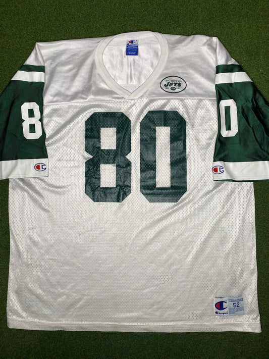 1995-2001 New York Jets - Wayne Chrebet #80 - Vintage NFL Jersey (52)