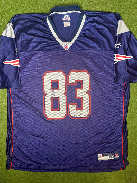 2007-2012 New England Patriots - Wes Welker #83 - Vintage NFL Jersey (2XL)