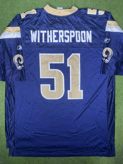 2006-2009 St. Louis Rams - Will Witherspoon #51 - Vintage NFL Jersey (XL)