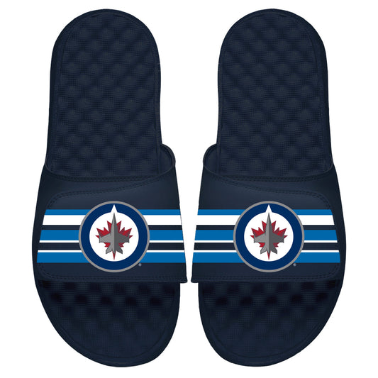 Winnipeg Jets Stripes Slides