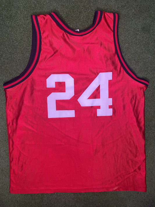 90s Wisconsin Badgers - Vintage College Basketball Jersey (XL)