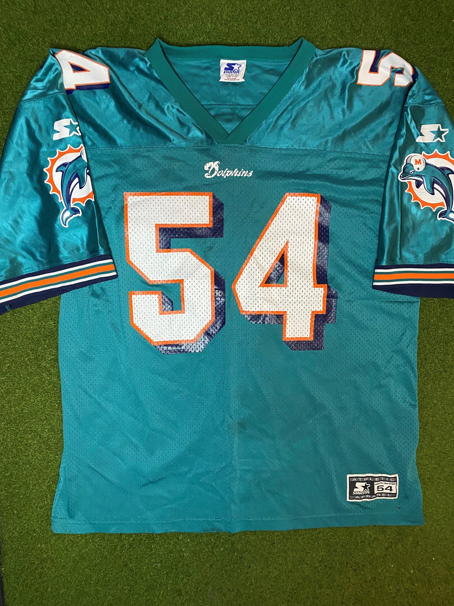 90s Miami Dolphins - Zach Thomas #54- Starter - Vintage NFL Jersey (54)