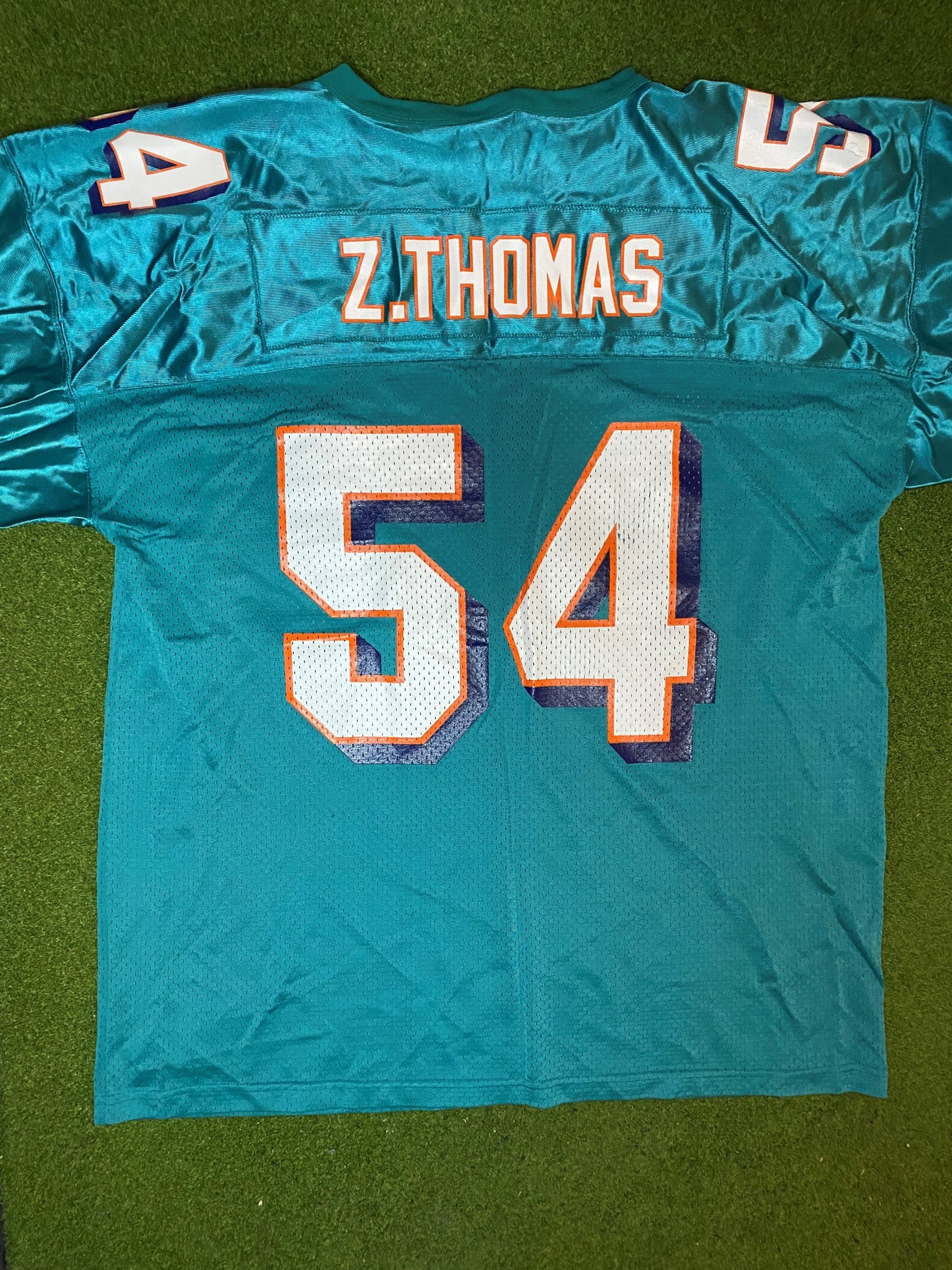 90s Miami Dolphins - Zach Thomas #54- Starter - Vintage NFL Jersey (54)