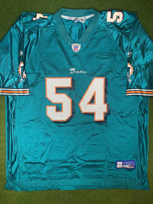 00s Miami Dolphins - Zach Thomas #54 - Reebok - Vintage NFL Jersey (2XL) - Gametime Vintage