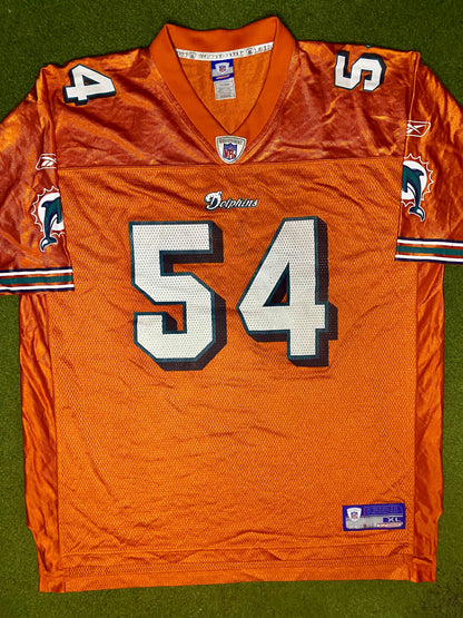 2002-2006 Miami Dolphins - Zach Thomas #54 - Vintage NFL Jersey (XL) - Gametime Vintage