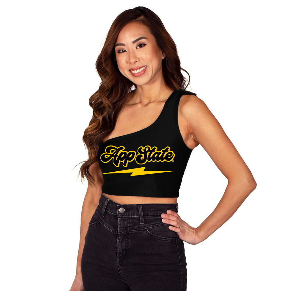 App State Lightning One Shoulder Top
