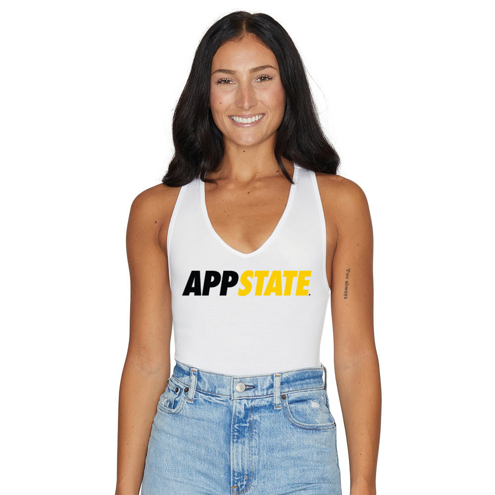 App State White Bodysuit