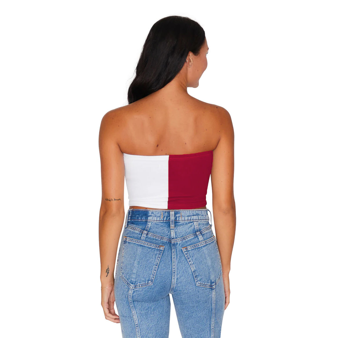 Harvard University Two Tone Tube Top