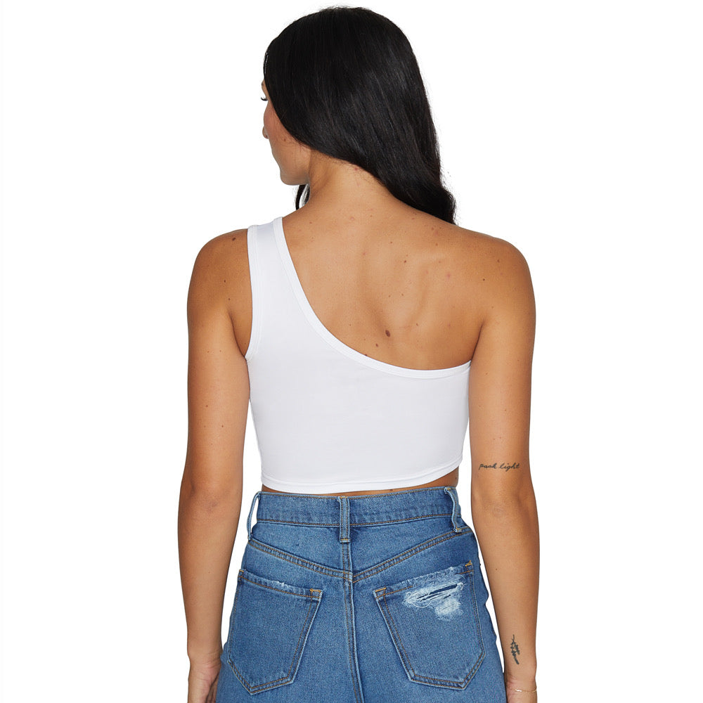 JMU Retro One Shoulder Top