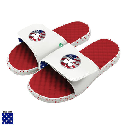Boston Celtics Red Americana Slides