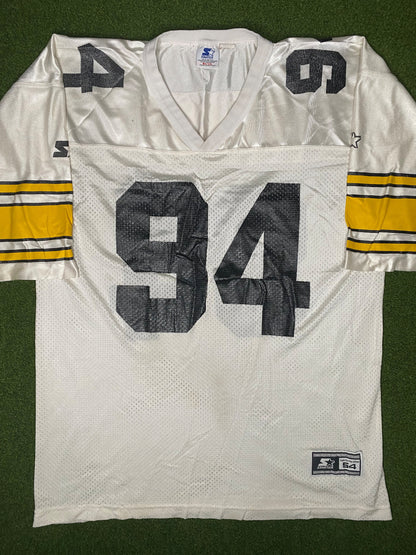 1993-1996 Pittsburgh Steelers - Chad Brown #94 - Vintage NFL Jersey (2XL)